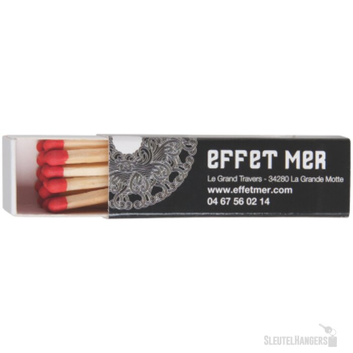 Smal luciferdoosje met 20 lucifers Custom Made