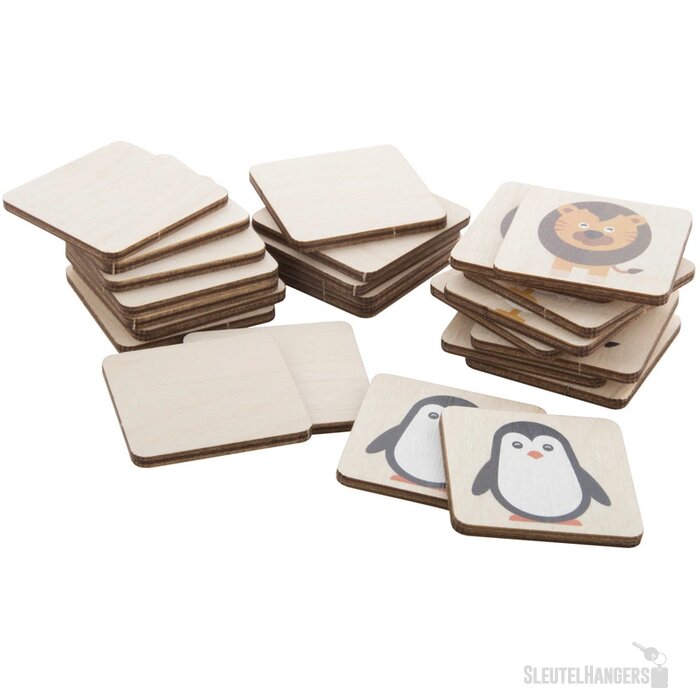 Memory Spel Met 24 Kaartjes Naturel