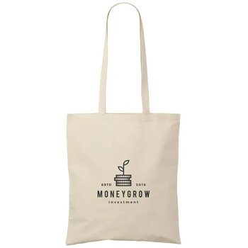 Gerecycled Katoenen Tote Bag Naturel