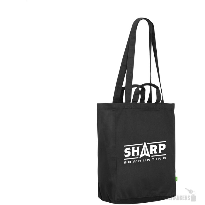 Canvas Tote Bag Met Binnenvak Zwart