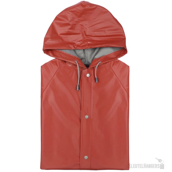 Dikke Regenjas Rood