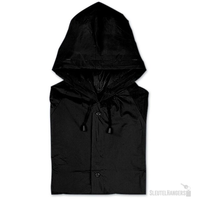 PVC regenjas Zwart