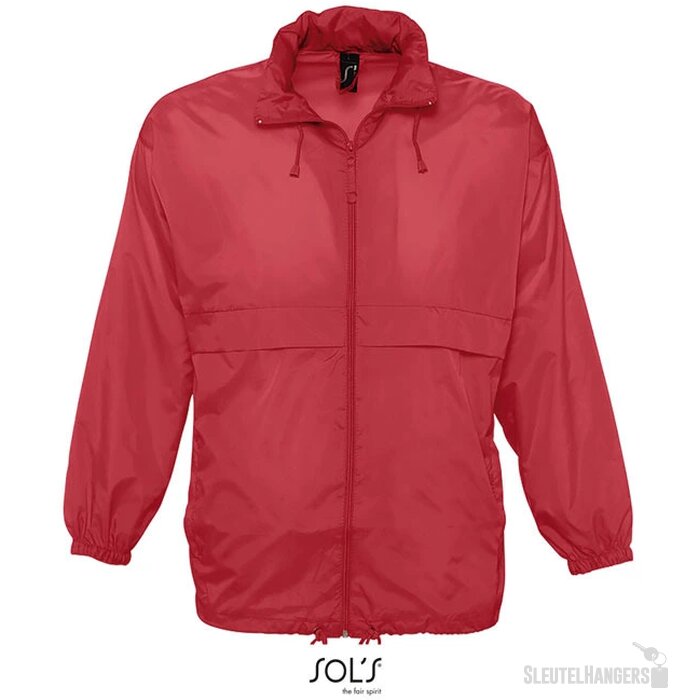 Waterafstotende windbreaker Rood