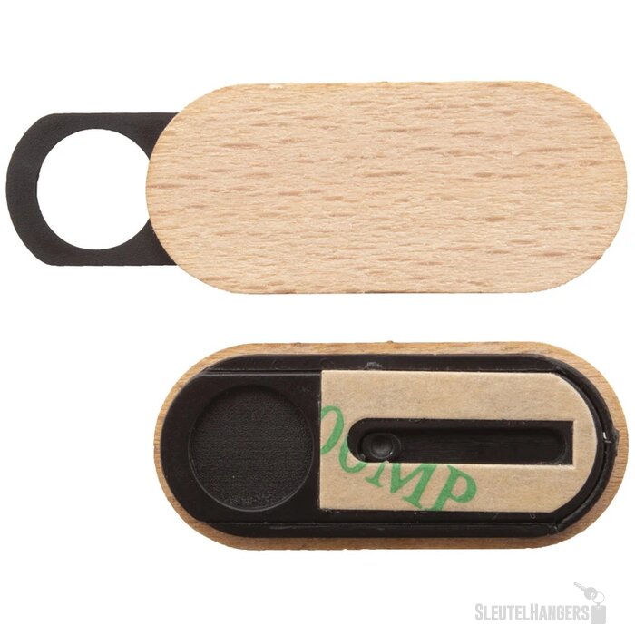 Houten Webcam Cover Naturel