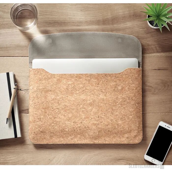 Duurzame laptopcover (14 inch) Beige