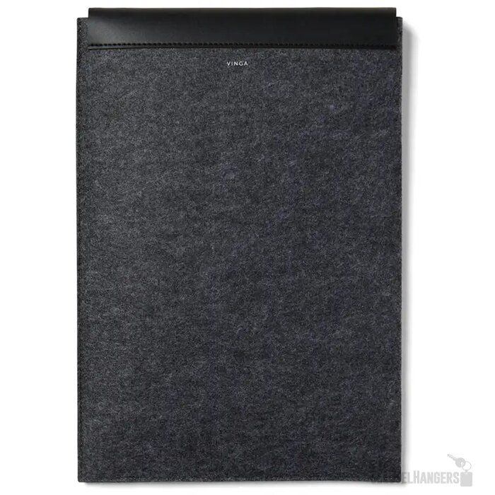 VINGA Albon GRS gerecycled vilt 15" laptophoes zwart