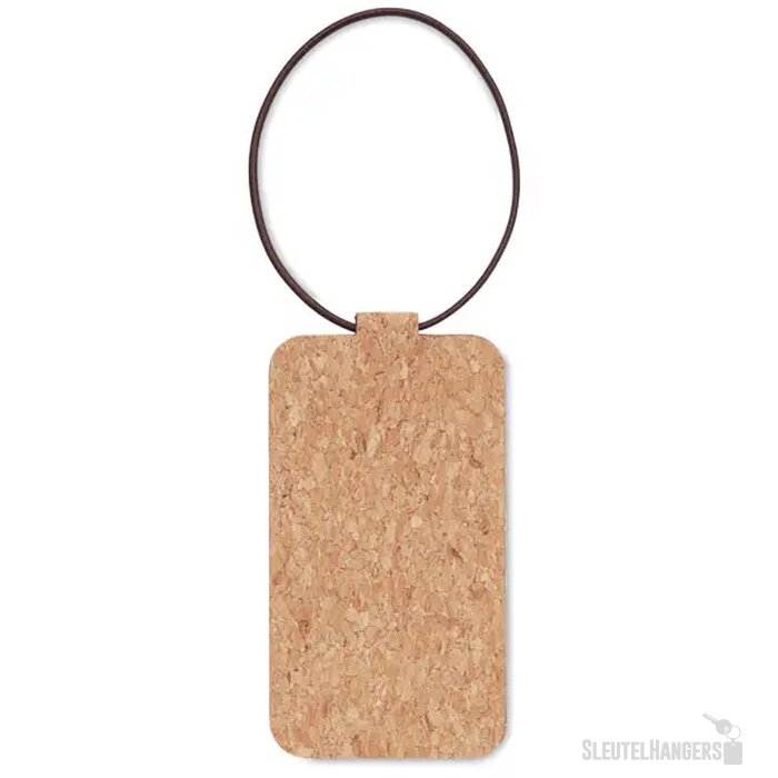Kurk bagagelabel Beige
