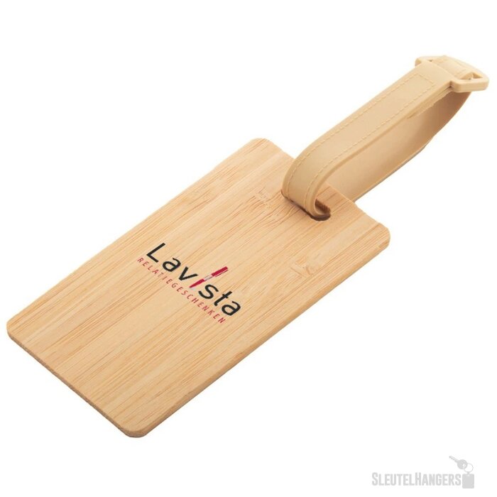 Bamboe Bagagelabel Naturel