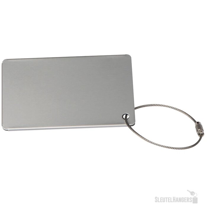 Bagagelabel met extra functies Zwart