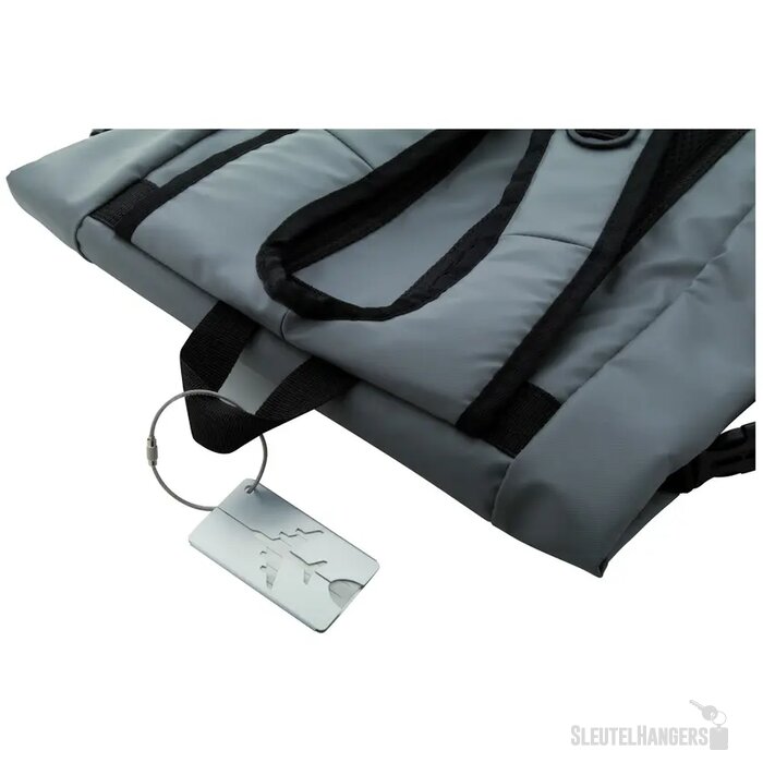 Aluminium Bagagelabel Zilver