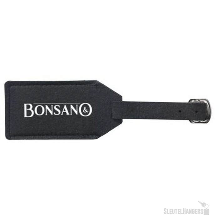 Rpet Felt Kofferlabel Zwart