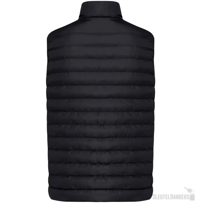 Iqoniq Meru heren gerecycled polyester bodywarmer zwart