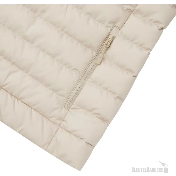 Iqoniq Meru heren gerecycled polyester bodywarmer beige