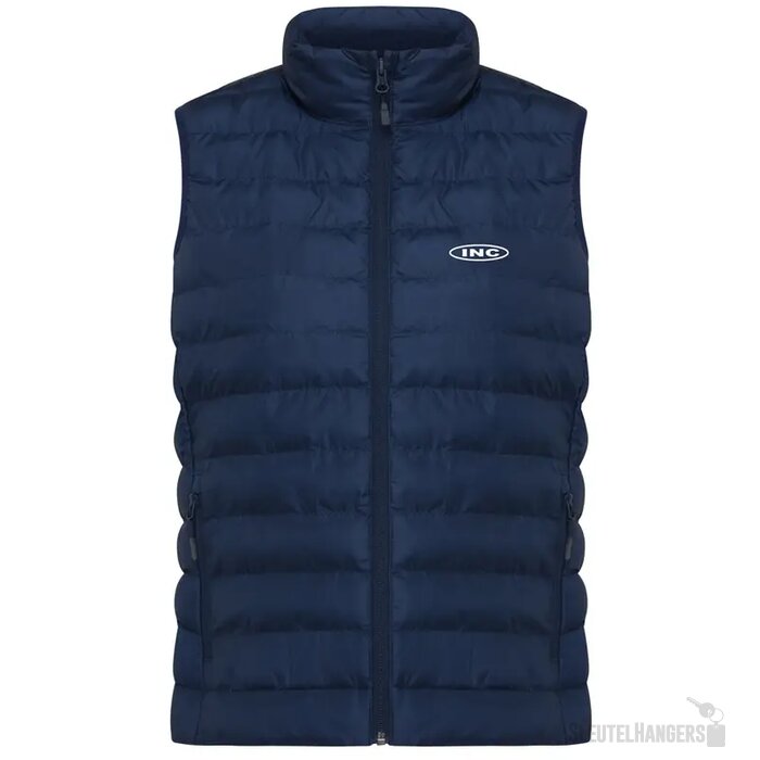 Iqoniq Meru dames gerecycled polyester bodywarmer donkerblauw
