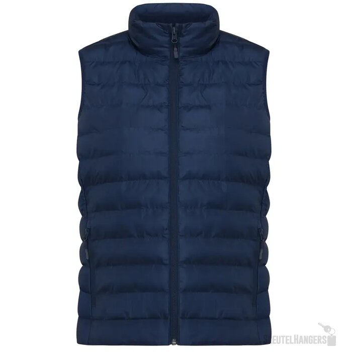 Iqoniq Meru dames gerecycled polyester bodywarmer donkerblauw