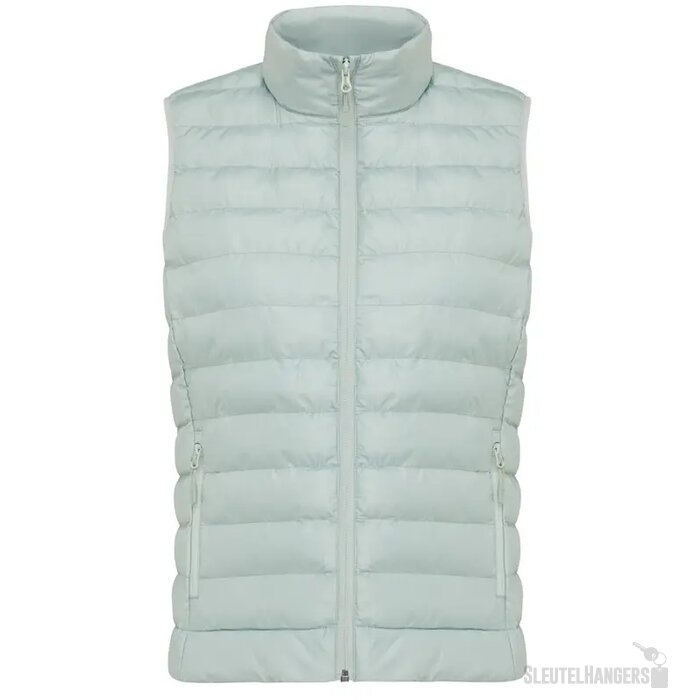 Iqoniq Meru dames gerecycled polyester bodywarmer iceberg green