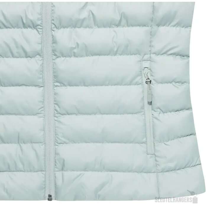 Iqoniq Meru dames gerecycled polyester bodywarmer iceberg green