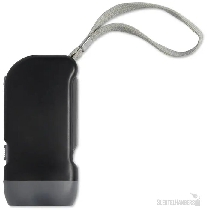 Knijp zaklamp Zwart