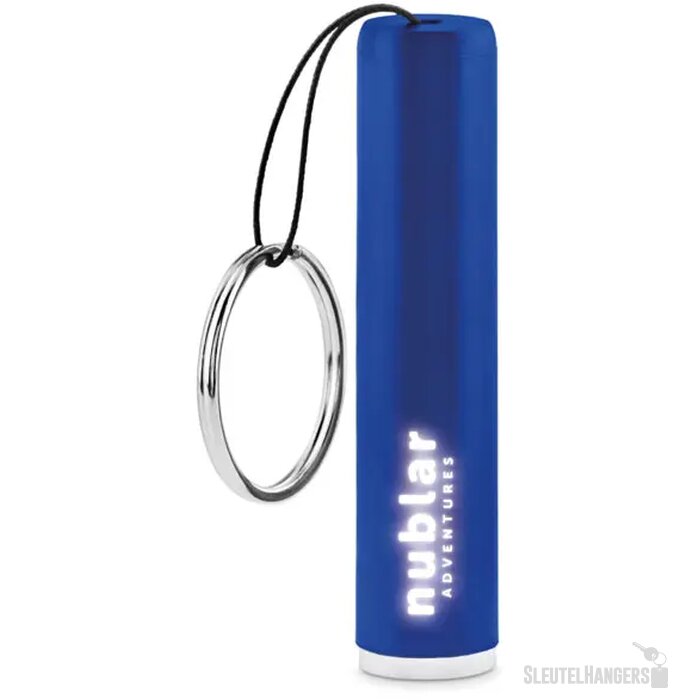 Mini zaklamp met sleutelhanger Kobaltblauw