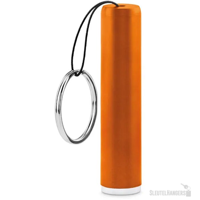 Mini zaklamp met sleutelhanger Oranje