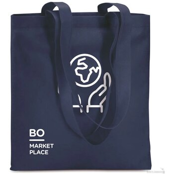 Goedkope Tote Bag Van Non-Woven Blauw
