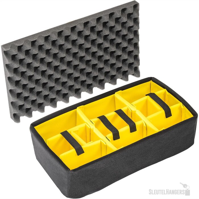 Peli 1510 Case met Divider Kit Zwart