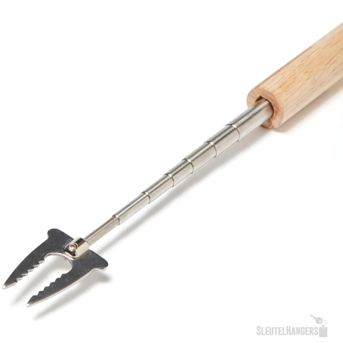 VINGA Vici uitschuifbare grillspies bruin