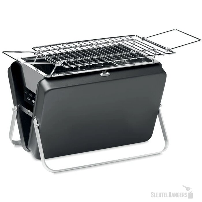 To go barbecue in koffer-ontwerp Zwart
