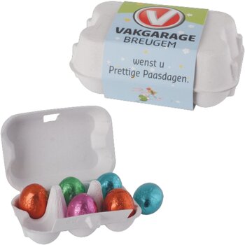 Eierdoosje met 6 paaseitjes Custom Made