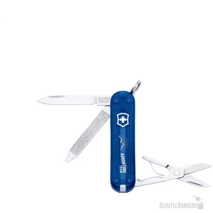 Victorinox Classic Sd Zakmes Transparant Blauw