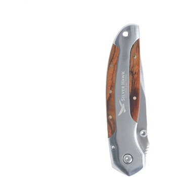 Houten Survivalmes Zwart/Bruin Houten Survivalmes Zwart/Bruin