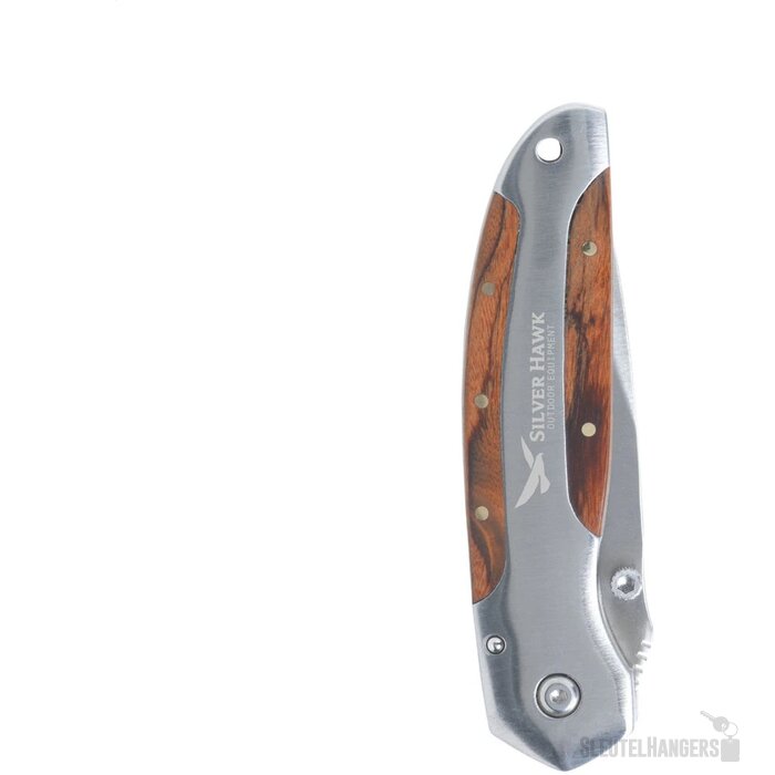 Houten Survivalmes Zwart/Bruin