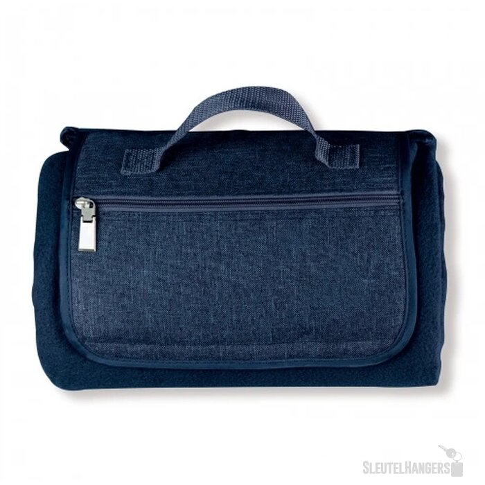Picknickkleed met ritsvakje Blauw