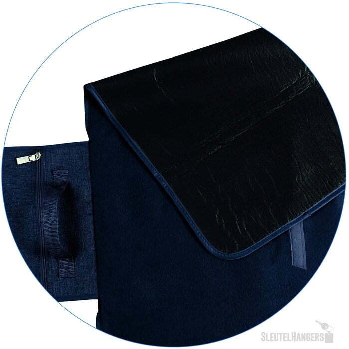Picknickkleed met ritsvakje Blauw