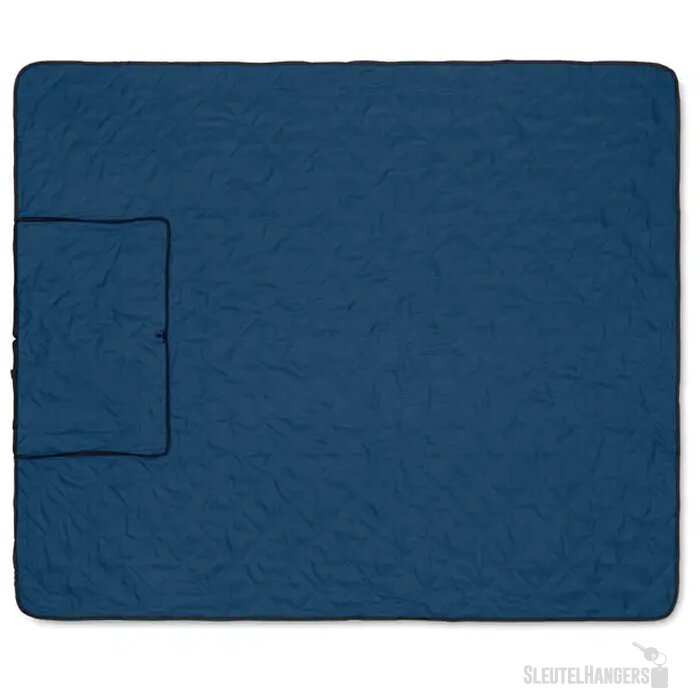 Picknickkleed opvouwbaar tot draagtas Blauw