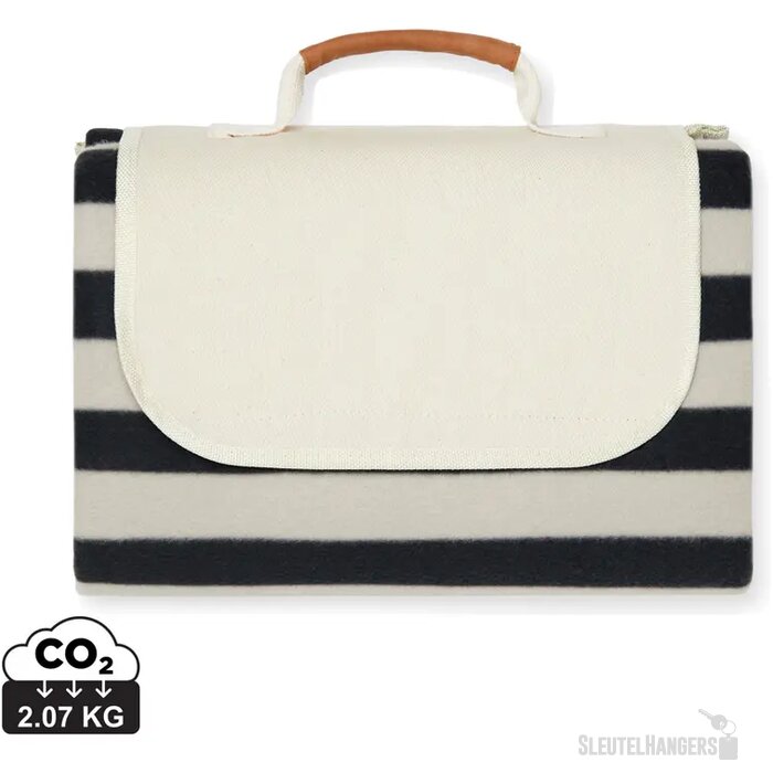 VINGA Alba GRS RPET picknickkleed S zwart