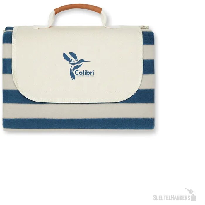 VINGA Alba GRS RPET picknickkleed S donkerblauw