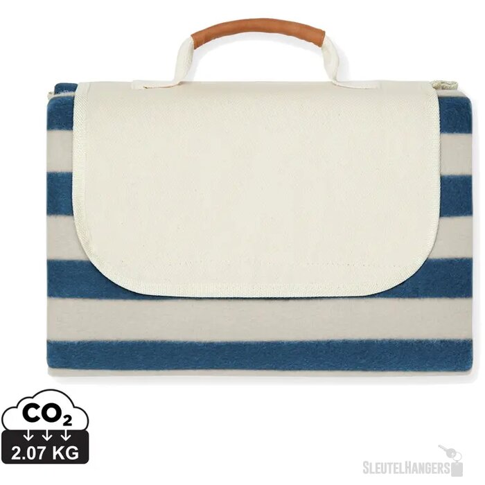 VINGA Alba GRS RPET picknickkleed S donkerblauw