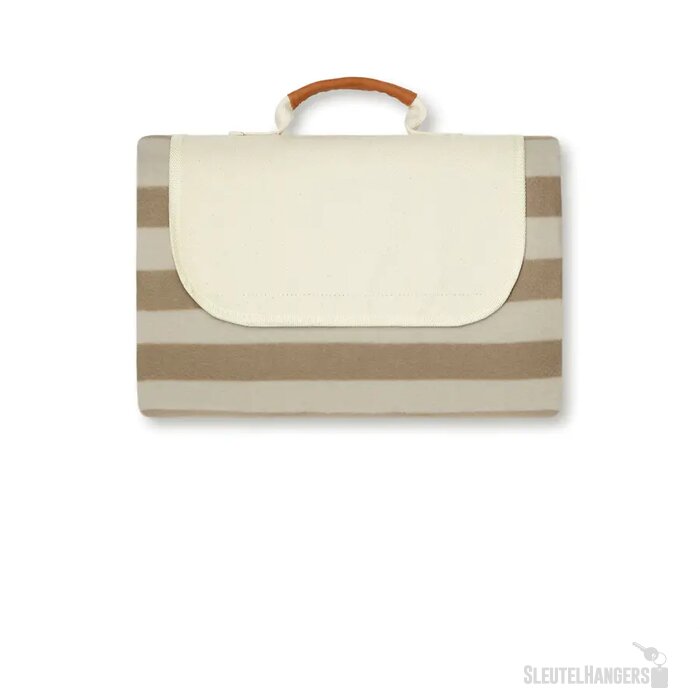 VINGA Alba GRS RPET picknickkleed S bruin