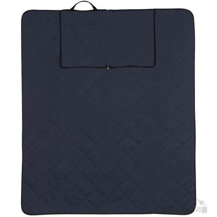 Impact Aware™ RPET opvouwbare gewatteerd picknickkleed donkerblauw