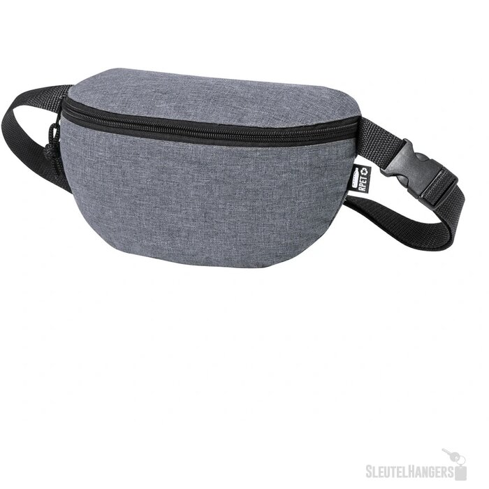 Gerecycled Pet Heuptasje Grijs