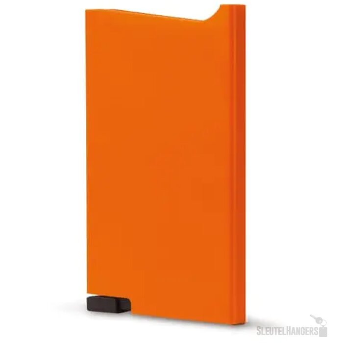Kunststof pasjeshouder Oranje