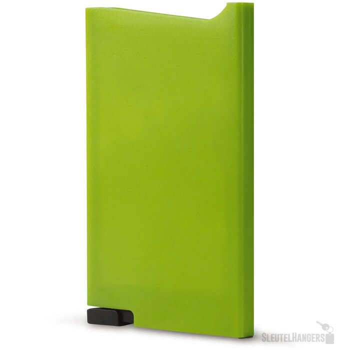 Kunststof pasjeshouder Lichtgroen