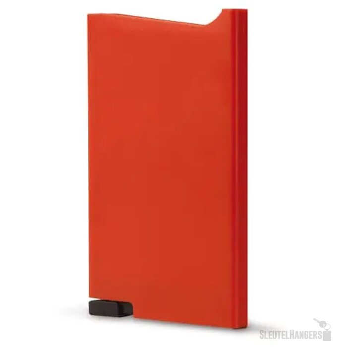 Kunststof pasjeshouder Rood