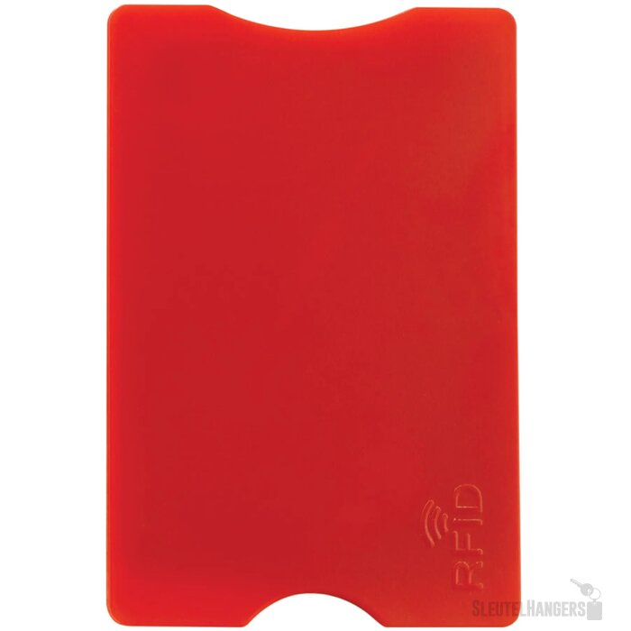 Hardcase kaarthouder voor 1 pas Rood
