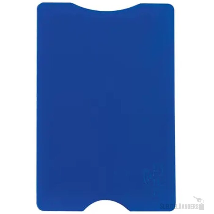 Hardcase kaarthouder voor 1 pas Blauw