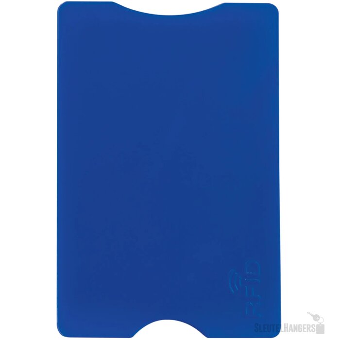 Hardcase kaarthouder voor 1 pas Blauw