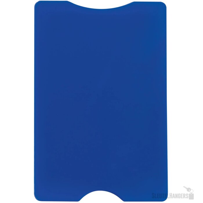 Hardcase kaarthouder voor 1 pas Blauw