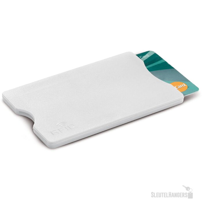Hardcase kaarthouder voor 1 pas Wit