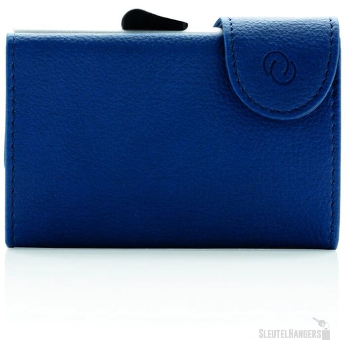 C-Secure aluminium RFID kaarthouder & portemonnee blauw